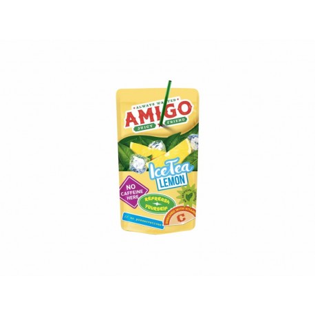 Amigo szívószálas ice-tea citrom 200 ml